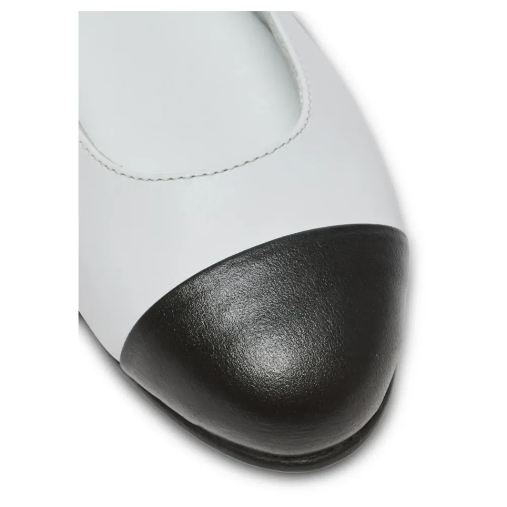 Balmain Ballerina'S^Tweekleurige leren balletflats