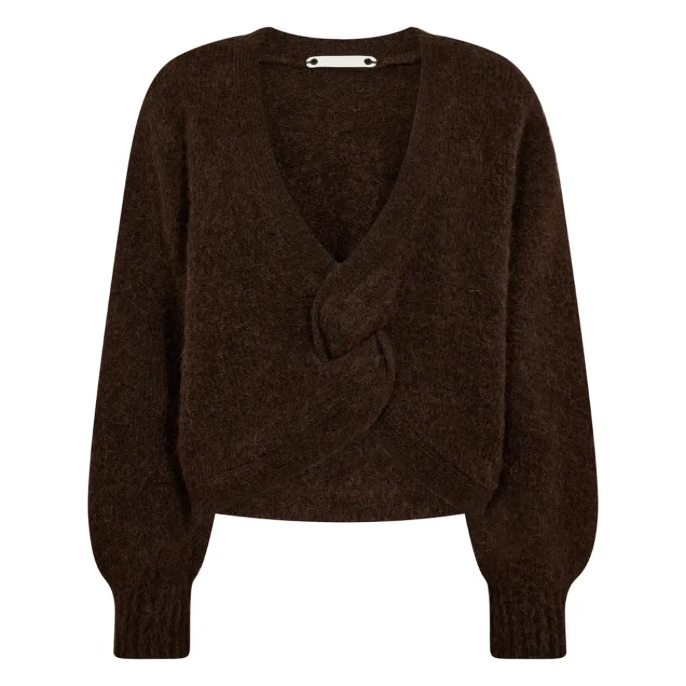 DAMES Co'Couture Twist Back Gebreide Trui