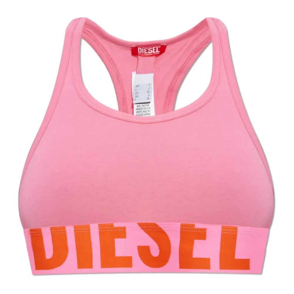 Diesel Sport Bh'S & Ondergoed|Sportshirts^UFSB-COTTON-RACE-BRALETTE