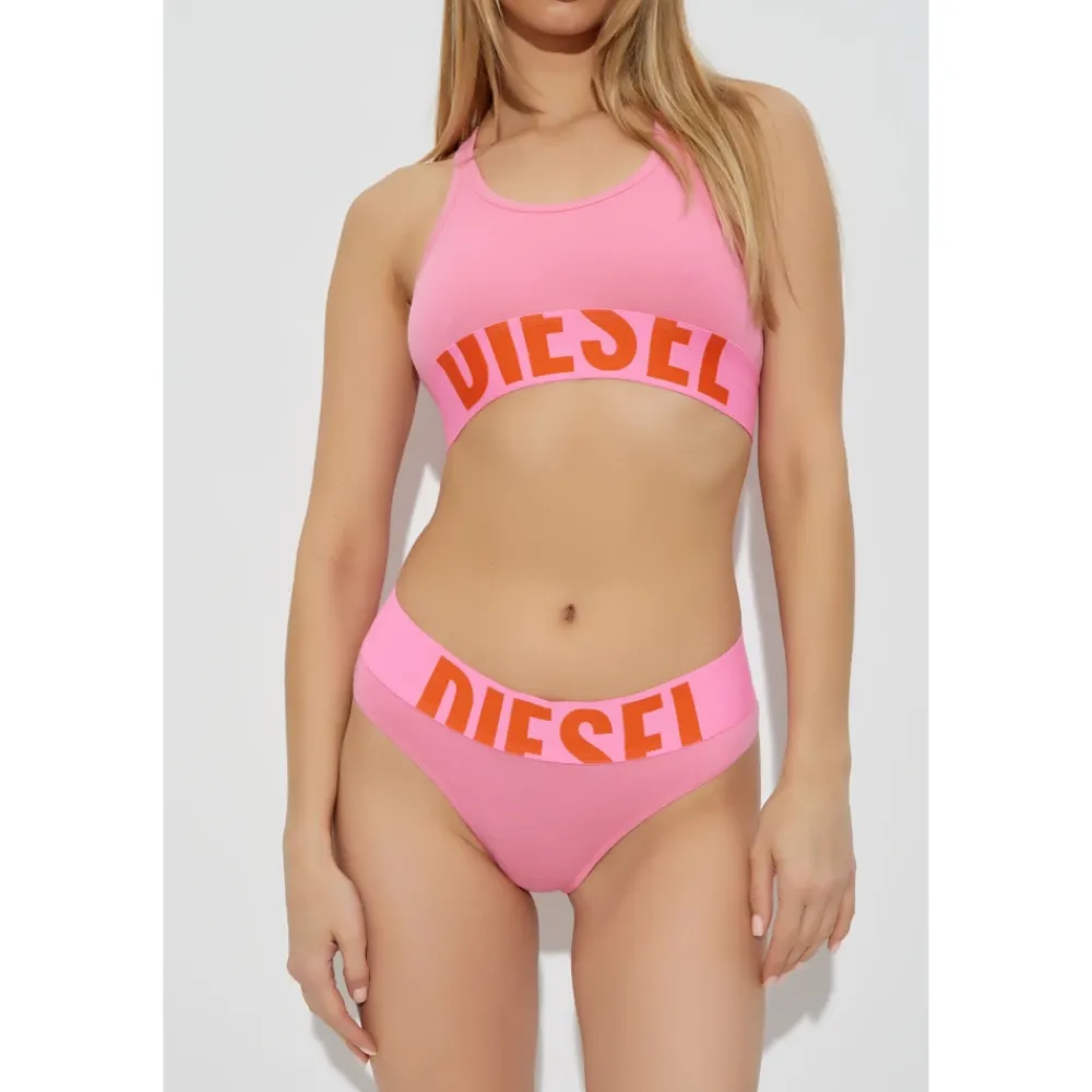 Diesel Sport Bh'S & Ondergoed|Sportshirts^UFSB-COTTON-RACE-BRALETTE