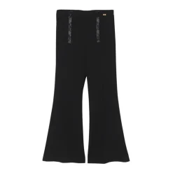 Elisabetta Franchi Uitlopende Broek met Lintdetail