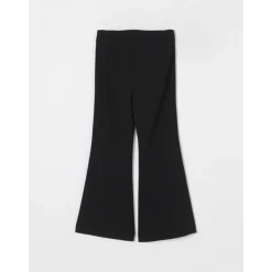 Elisabetta Franchi Uitlopende Broek met Lintdetail