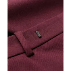 DAMES Saint Laurent Uitlopende wollen blend broek