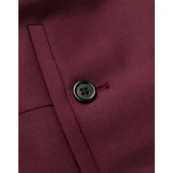 DAMES Saint Laurent Uitlopende wollen blend broek