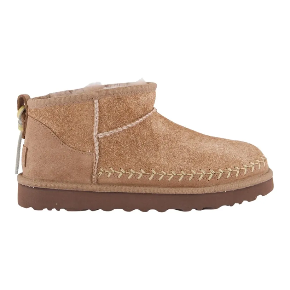 DAMES UGG Ultra Mini Biarritz Rocky Oak Laarzen