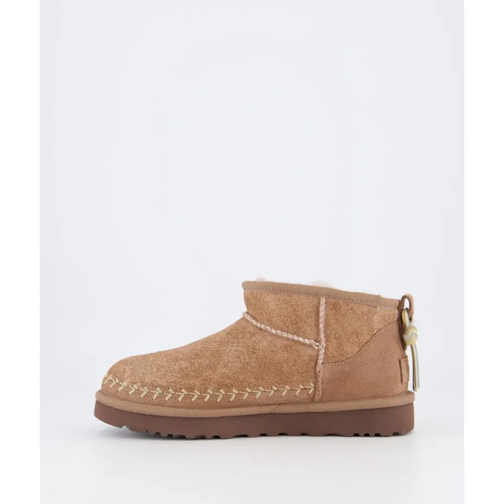 DAMES UGG Ultra Mini Biarritz Rocky Oak Laarzen