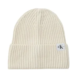 Calvin Klein Mutsen En Petten^Unisex Beanie Hat Roomwit - Logo CK