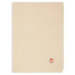 Heren GALLO Sjaals^Unisex effen witte geribbelde sjaal