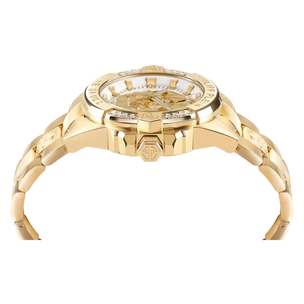 Heren Philipp Plein Unisex Horloge The $kull Genderless Crystal
