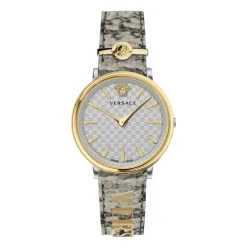 DAMES Versace Horloges^V CIRCLE Grijs-Goud Dameshorloge