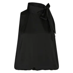 DAMES Neo Noir Veda Drapy Satin Top