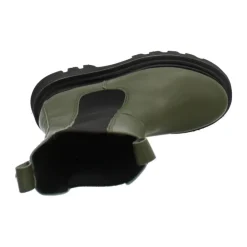 DAMES Yellow Chelseaboots^Vegan Elastische Chelsea Laarzen