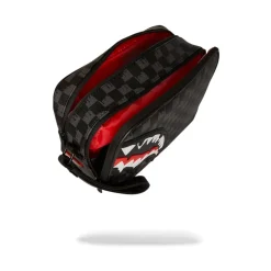 DAMES SPRAYGROUND Toilettassen^Vegan Leren Beauty Case Pochette Shark