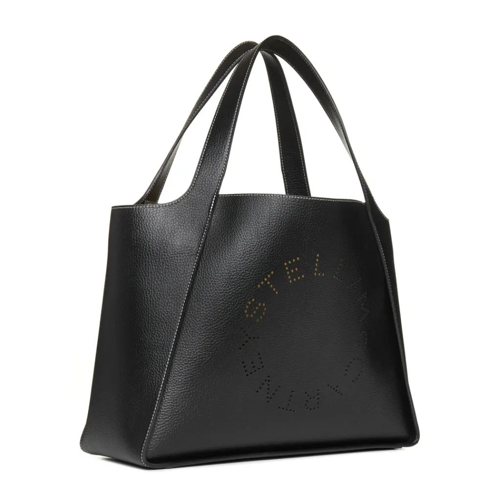 DAMES Stella McCartney Vegan Leren Tote Tas Modder Kleur