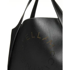 DAMES Stella McCartney Vegan Leren Tote Tas Modder Kleur