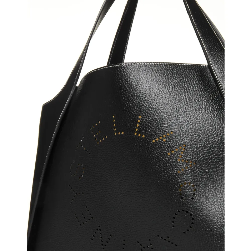 DAMES Stella McCartney Vegan Leren Tote Tas Modder Kleur