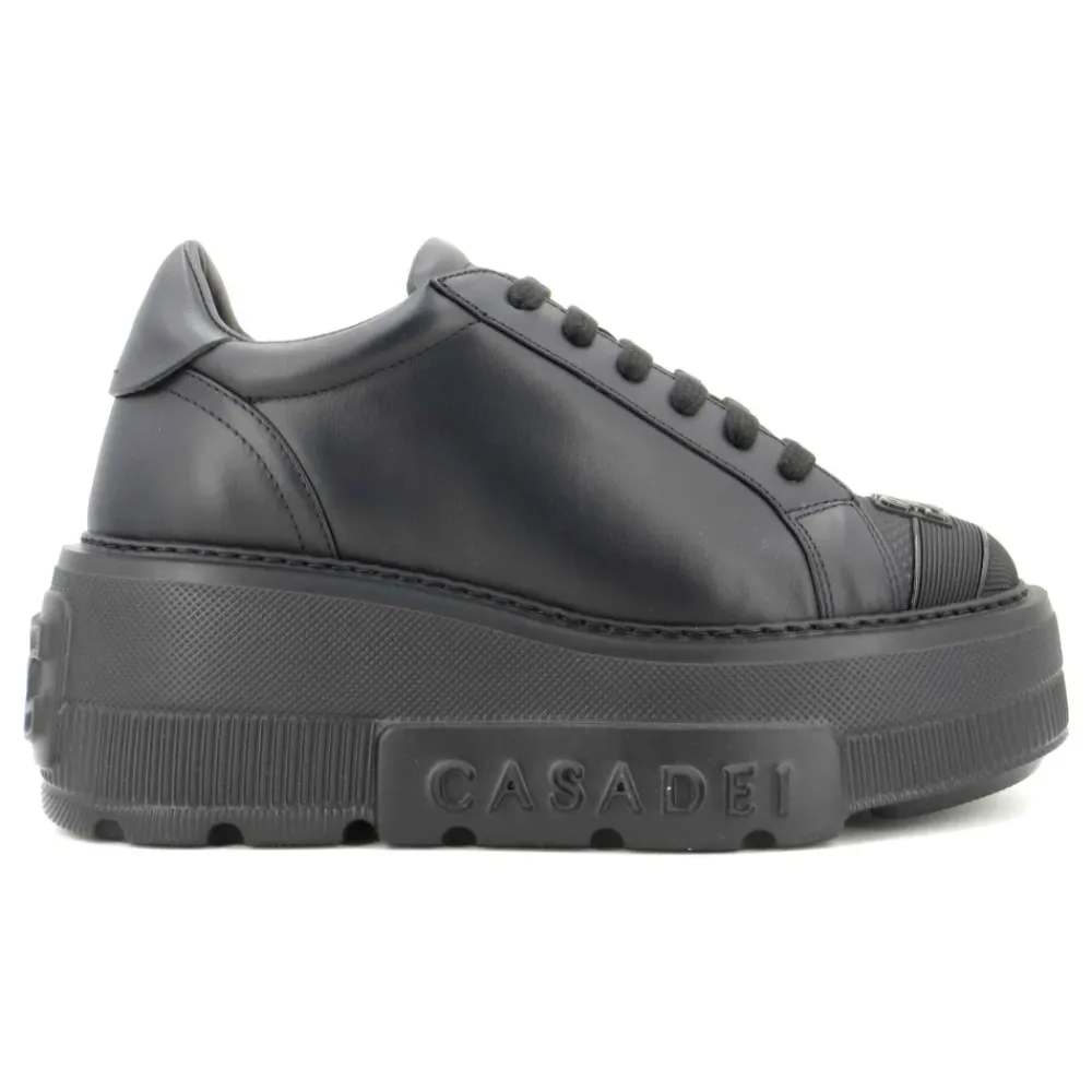 DAMES Casadei Sleehakken^Vegan Leren Wedge Sneakers