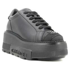 DAMES Casadei Sleehakken^Vegan Leren Wedge Sneakers