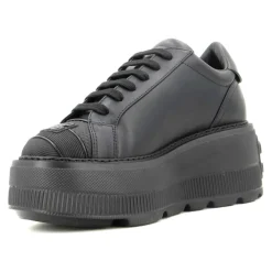 DAMES Casadei Sleehakken^Vegan Leren Wedge Sneakers