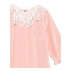 Tartine et Chocolat Bodysuits & Sets^Velours Pyjama met Kanten Kraag