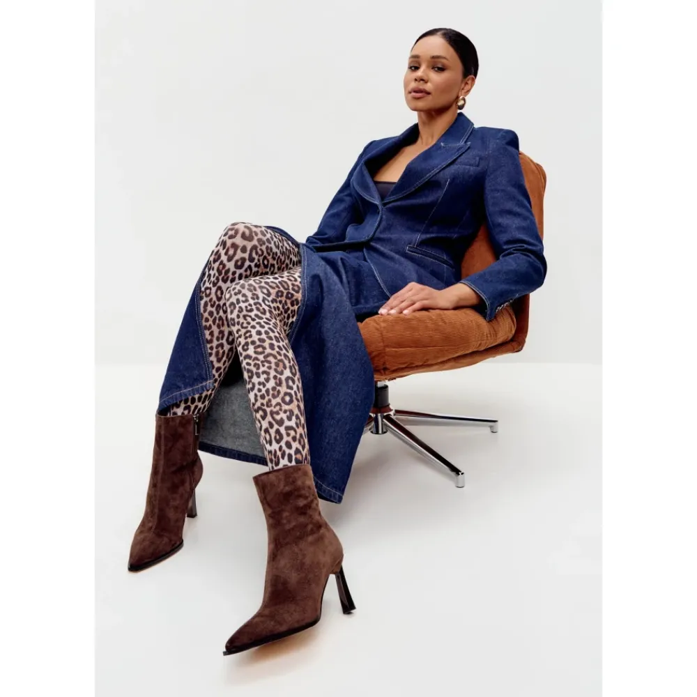 DAMES Cesare Gaspari Velvet Edge Enkellaars -