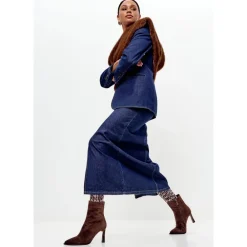 DAMES Cesare Gaspari Velvet Edge Enkellaars -