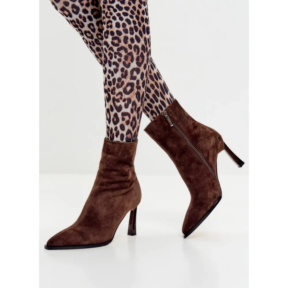 DAMES Cesare Gaspari Velvet Edge Enkellaars -