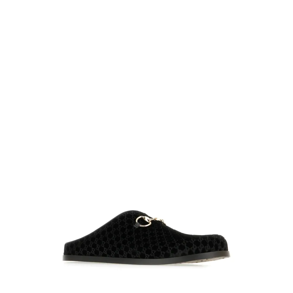 DAMES Gucci Loafers^Velvet Horsebit Mule
