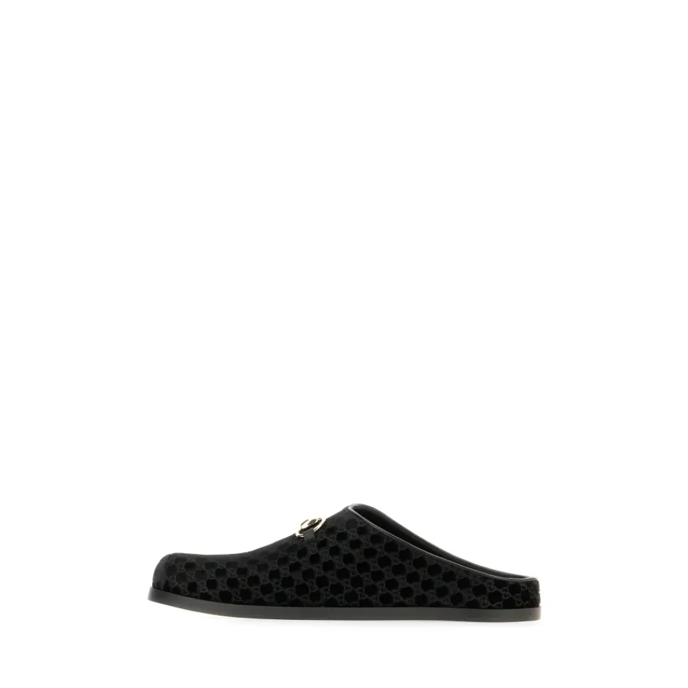DAMES Gucci Loafers^Velvet Horsebit Mule