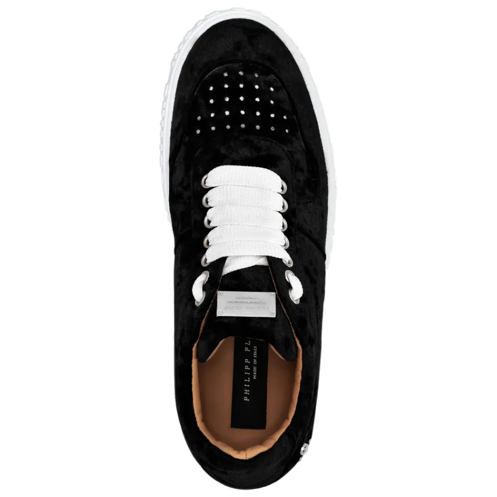 DAMES Philipp Plein Sneakers^Velvet Hurricane Lo-Top Sneakers