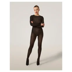 DAMES Wolford Shirts^Velvet Net Illusion Body