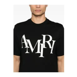 Heren Amiri Shirts^Verspringende Logo Tee