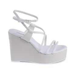DAMES Calvin Klein Sleehakken^Verstelbare Plateau Sleehak Sandalen