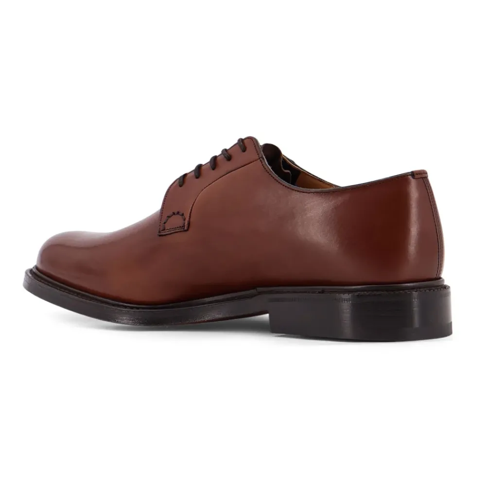 Heren Church's Nette Schoenen^Vetersluiting Leren Platte Schoenen