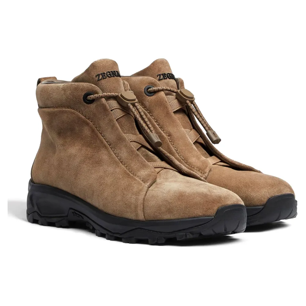 Heren Zegna Vetta Suede Ankle Boot