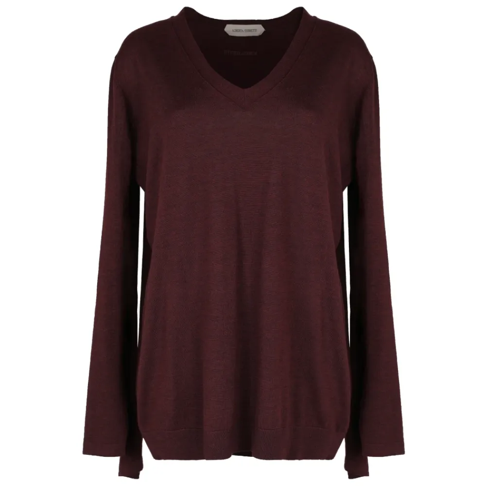 DAMES Alberta Ferretti V-hals Knitwear