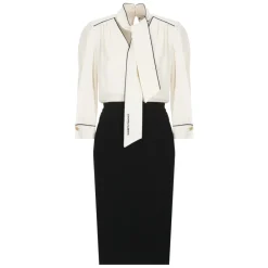 DAMES Elisabetta Franchi Jurken^V-hals Viscose Jurk