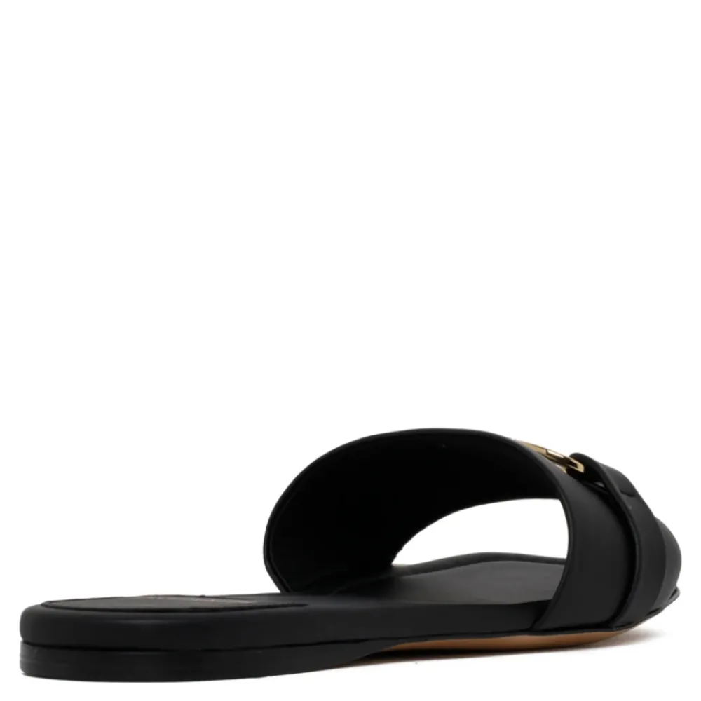 DAMES Ferragamo Vierkante Platte Slipper