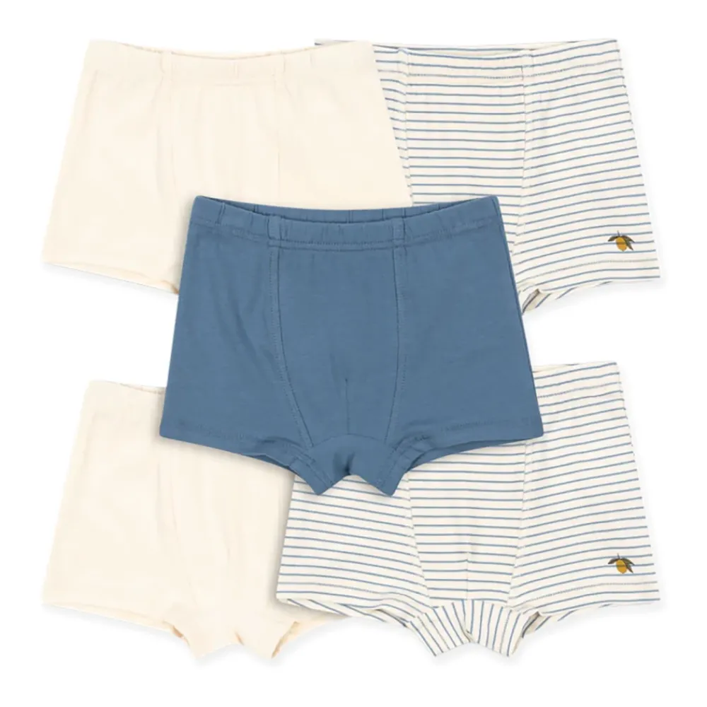 Konges Sløjd Ondergoed & Sokken^Vijf-pack katoenen boxershorts