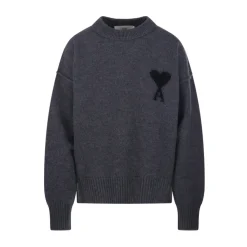 DAMES Ami Paris Truien & Vesten^Vilten Merino Ronde Hals Trui