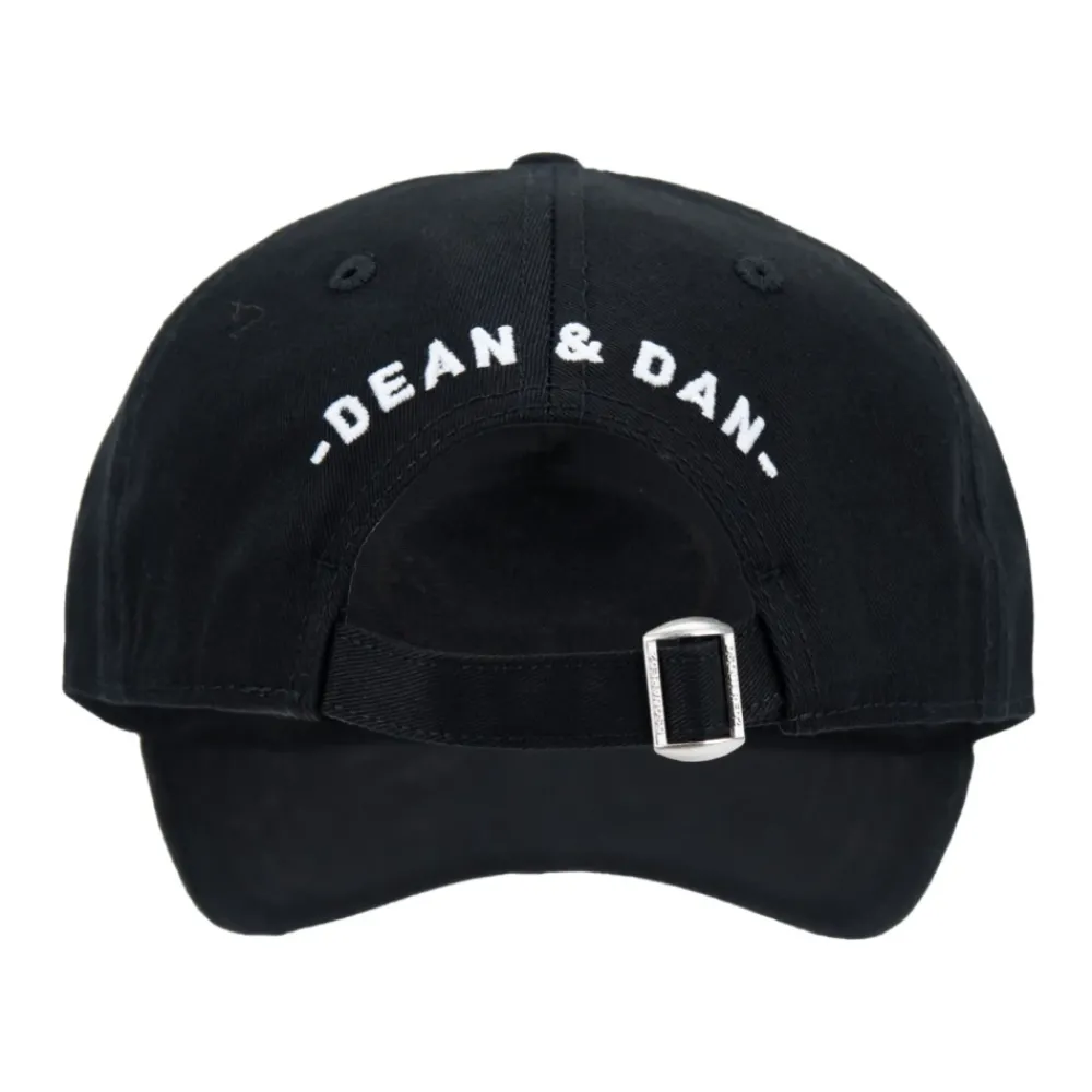 Heren Dsquared2 Vintage Baseball Cap met gespsluiting
