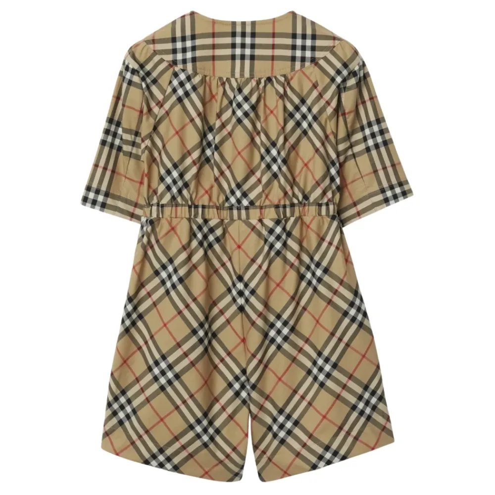 Burberry Vintage Check Katoenen Poplin Broek