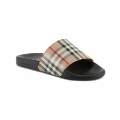 Heren Burberry Vintage Check Slides
