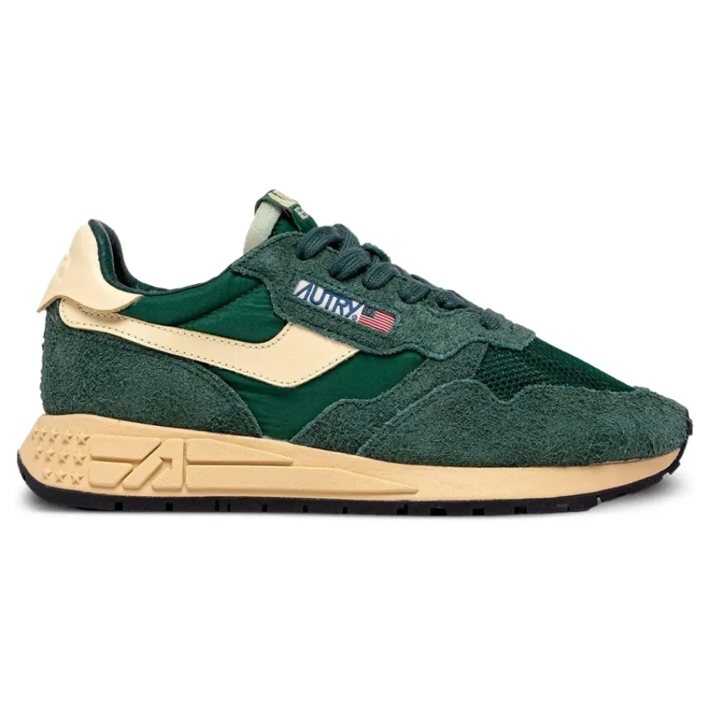 Heren Autry Vintage Lage Top Suède Sneakers