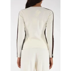 DAMES Elisabetta Franchi Truien & Vesten^Viscose Knit met Glanzende Banden