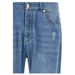 Heren Brunello Cucinelli Jeans^Vrijetijdsbroek met vijf zakken