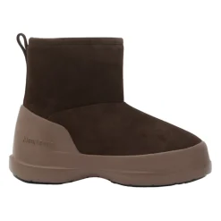 Heren Moon Boot Snowboots^Warm Suède Middelhoge Laarzen met Grip