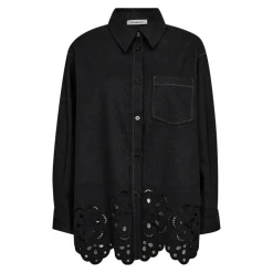 DAMES Co'Couture WarrenCC Wool Embroidery Shirt Bluse 35151