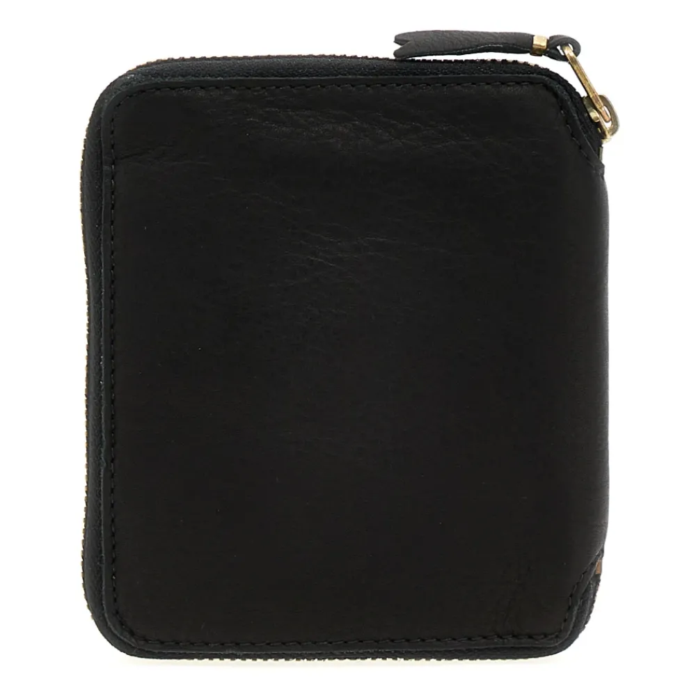 Heren Comme des Garçons Washed Leather Wallet