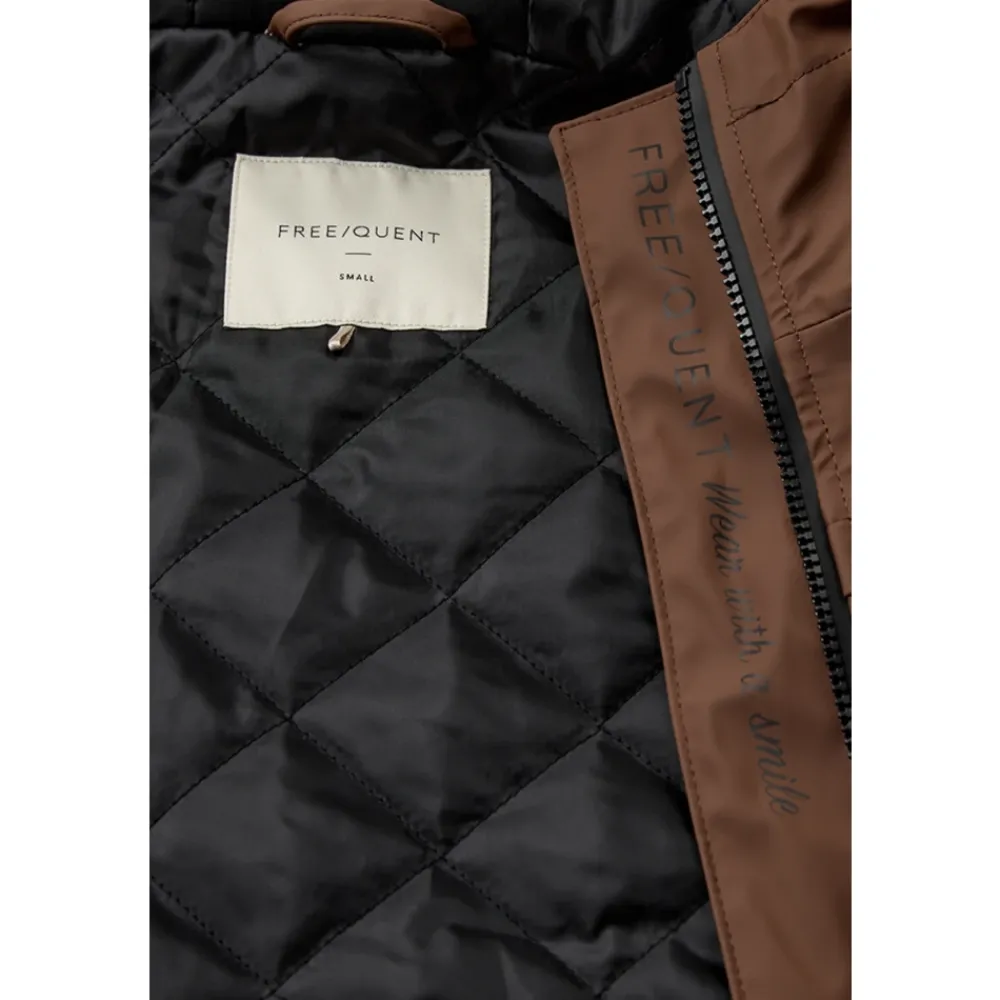 DAMES FREEQUENT Trenchcoats & Mantels^Waterdichte Gewatteerde Regenjas met Capuchon